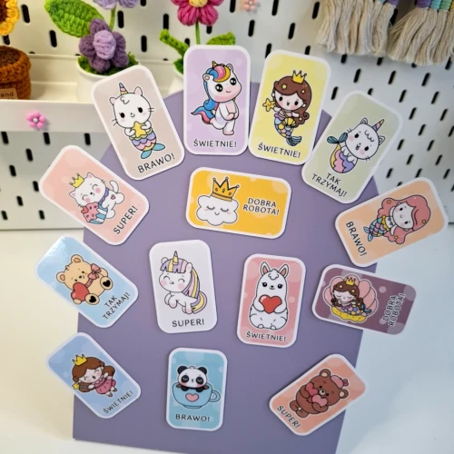 2 magnesy motywacyjne- dla dziewczynek.webp