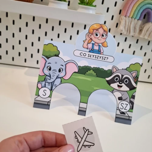 reklama zestawu Co słyszysz do różnicowania głosek.webp