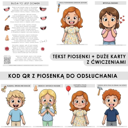 REKLAMA zestawu PIOSENKI LOGOPEDYCZNE Z ĆWICZENIAMI.webp