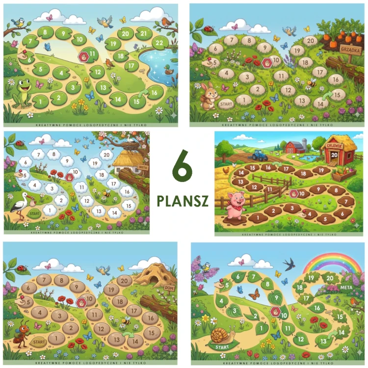 REKLAMA zestawu UNIWERSALNE WIOSENNE GRY LOGOPEDYCZNE.webp